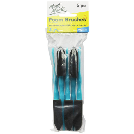 BRUSH FOAM 25MM 5PCE