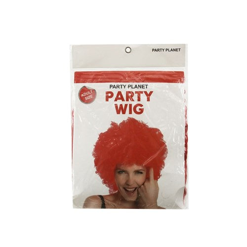 WIG AFRO RED