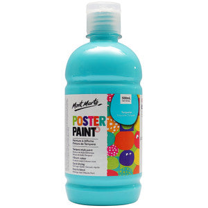 KIDS POSTER PAINT 500ML TURQUOISE