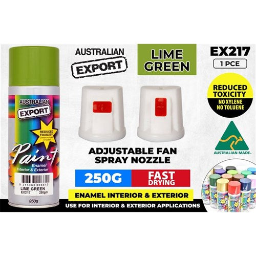 SPRAY PAINT EXPORT LIME GREEN