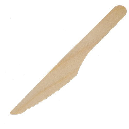 KNIVES WOODEN ECO 50PK