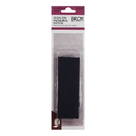 IRON ON MENDING PATCH NAVY