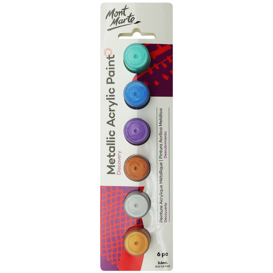 METALLIC PAINTS 6PC