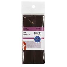 BIAS BINDING 25MM X 3M BROWN