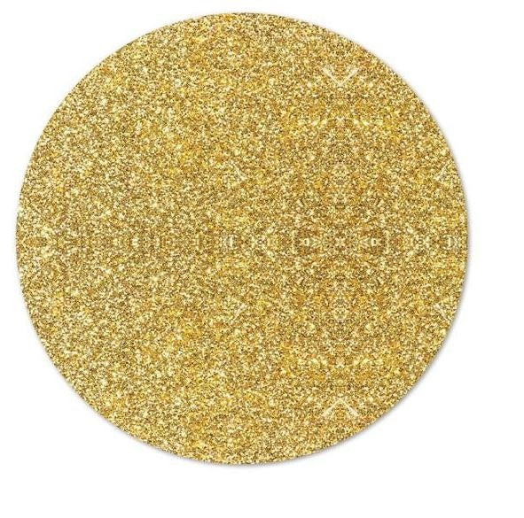 PLACEMATS 4PK GLITTER GOLD