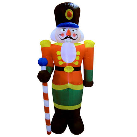 INFLATABLE NUTCRACKER W/LED 240CM