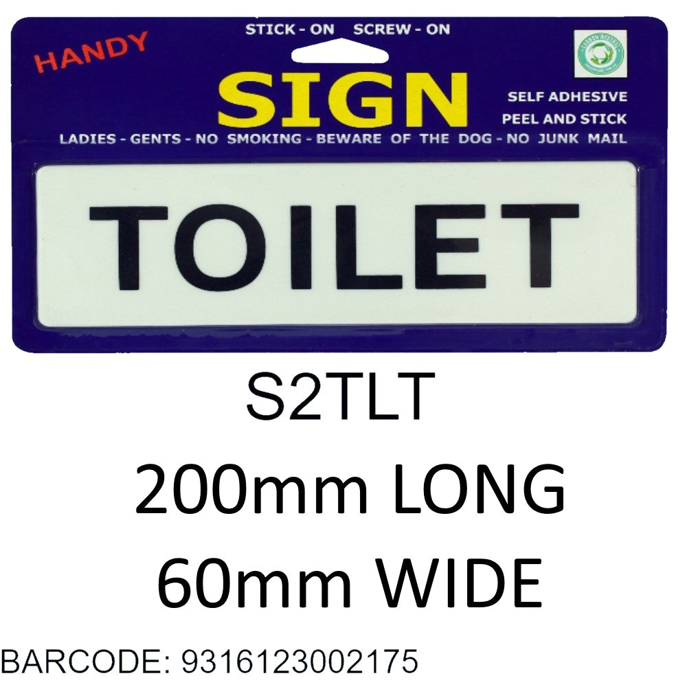 SIGNS MEDIUM TOILET