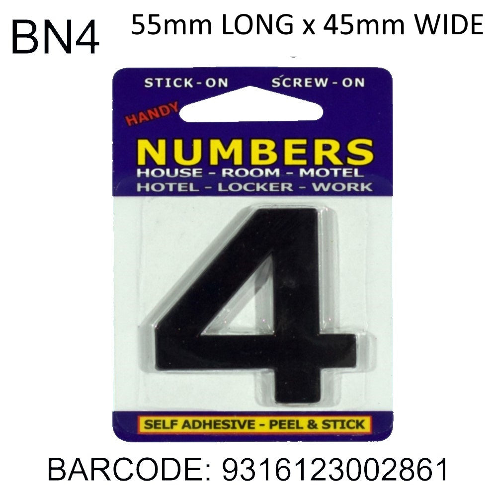NUMBERS ADHESIVE 4