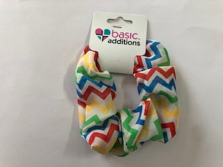 SCRUNCHIE CHEVRON PRINT
