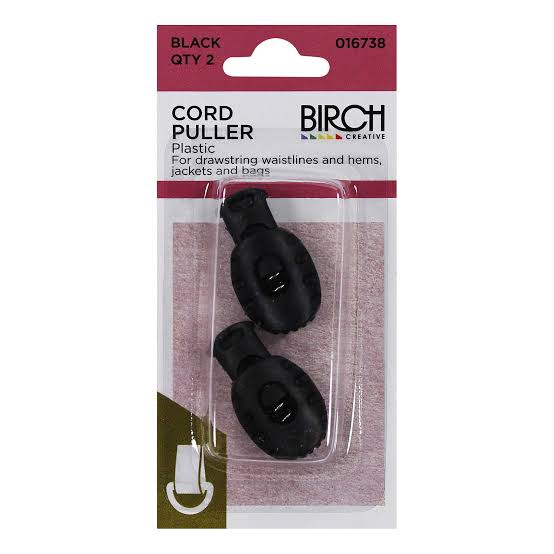 CORD ENDS SQUARE PK BLACK