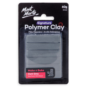 MAKE N BAKE POLYMER CLAY DARK GREY