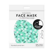 FACE MASK REUSABLE DAISY W/3 FILTERS