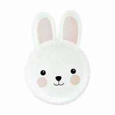 EASTER BUNNY SHAPED PLATES