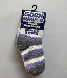 SOCKS BED GIRLS PK2