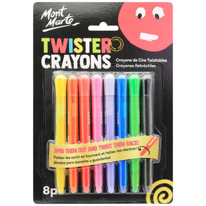 CRAYONS TWISTER 8PC