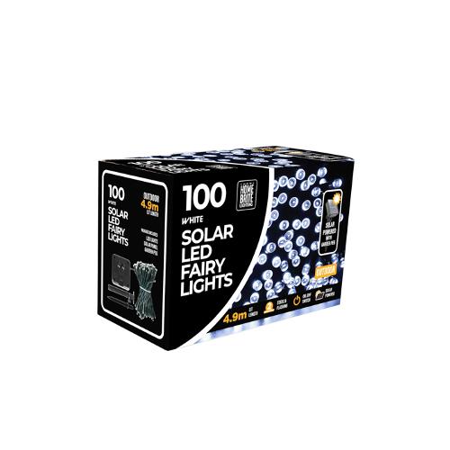 SOLAR LIGHTS 100PC WHITE