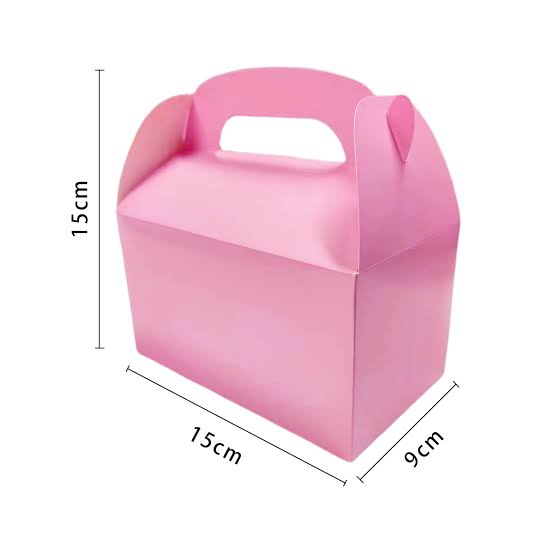 TREAT BOXES LIGHT PINK PK6