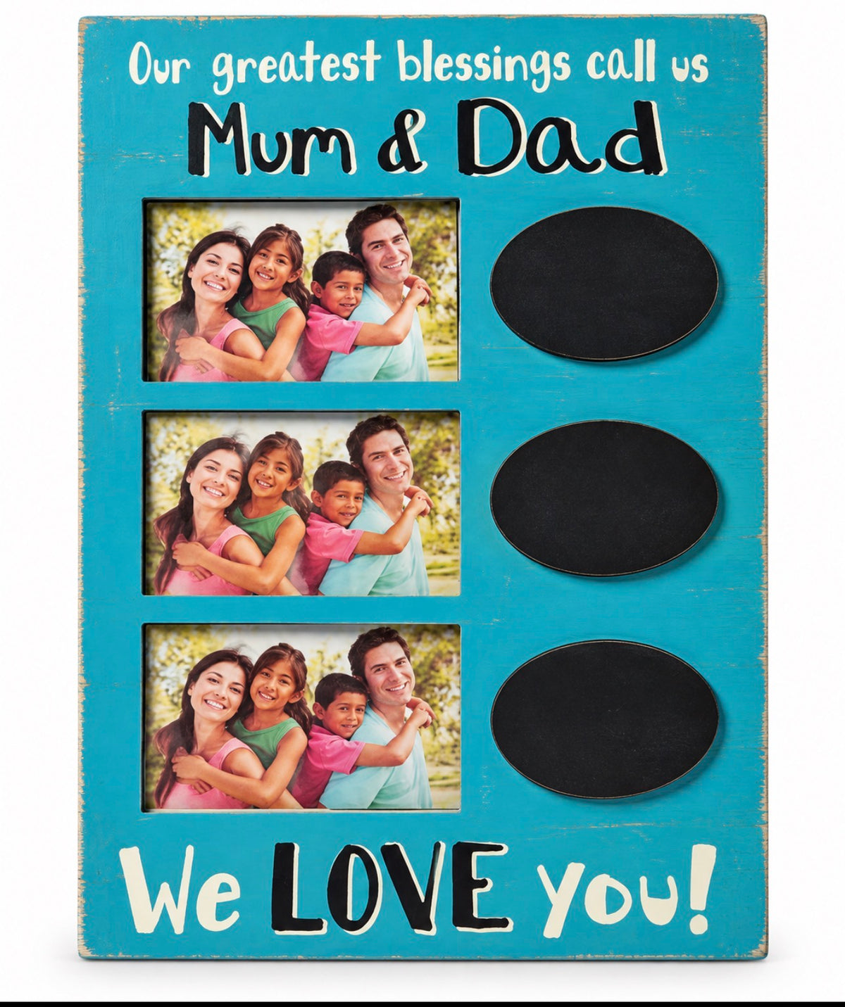 PHOTO FRAME W/CHALK BOARD ASST
