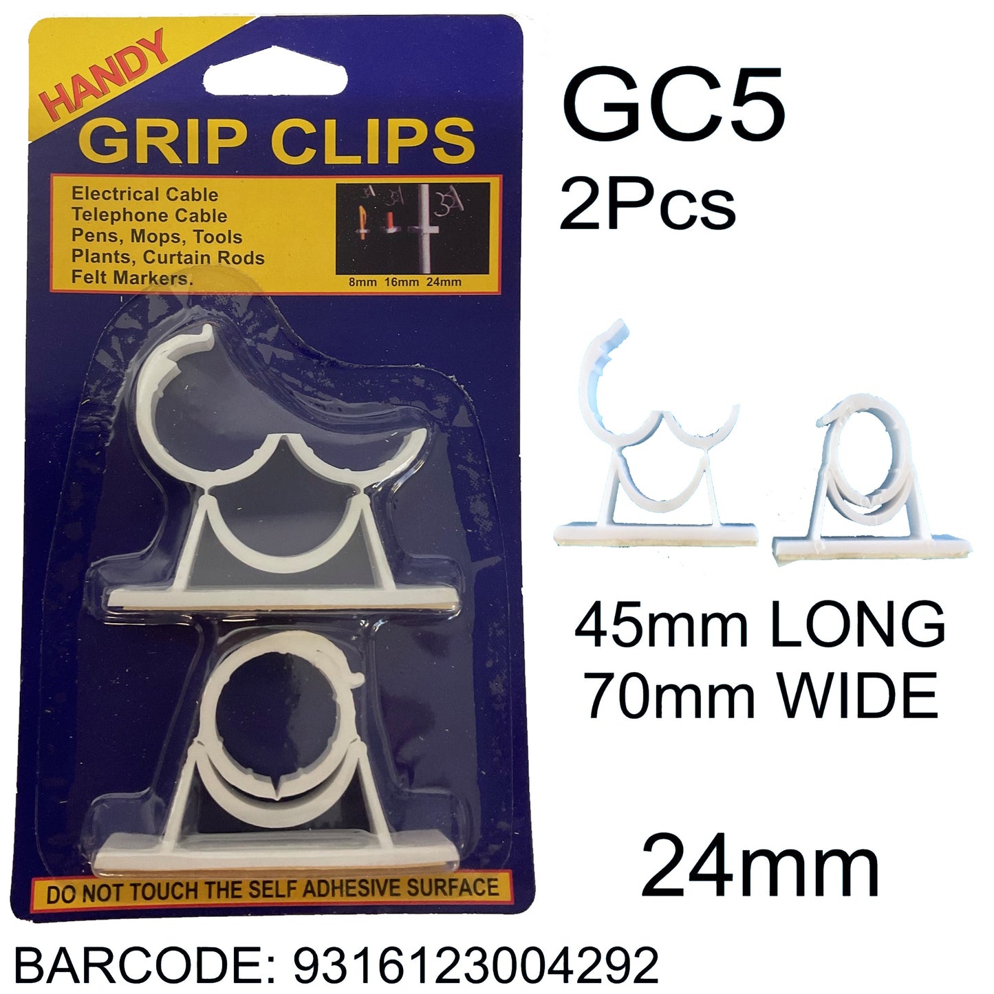 GRIP CLIPS 2PC