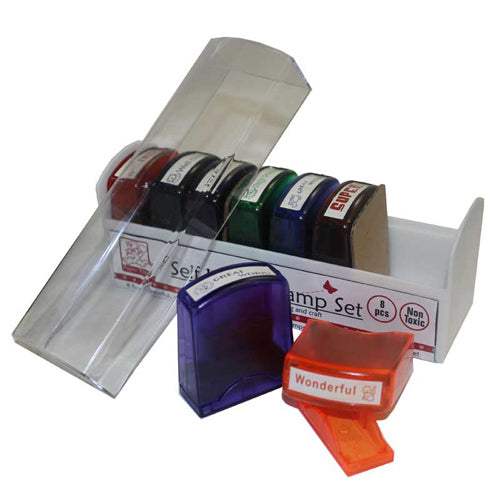 STAMPS SELF INKING SET