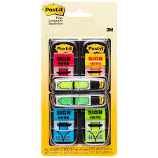 SIGN & DATE FLAGS POST IT 80PC