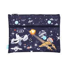 PENCIL CASE A4 TWIN ZIP SPACE ADVEN