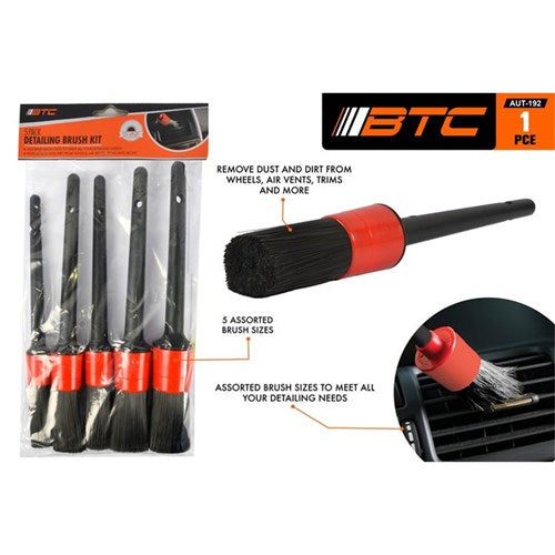 DETAILING BRUSH KIT 5PC
