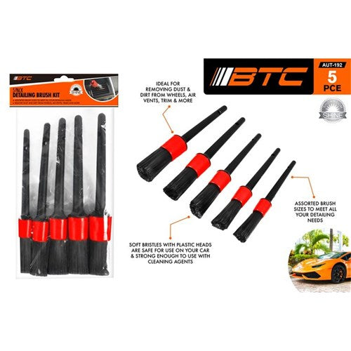 DETAILING BRUSH KIT 5PC