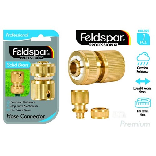 BRASS HOSE END CONNECTOR