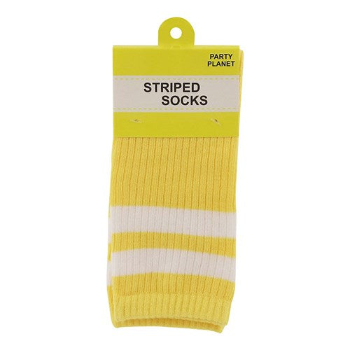 SOCKS KNEE HIGH 40CM YELLOW
