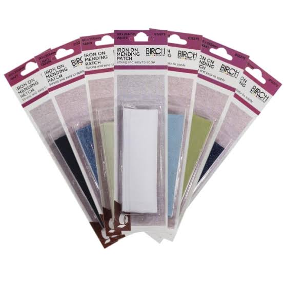 IRON ON MENDING PATCH CLEAR