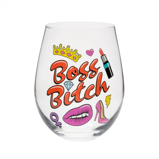 STEMLESS GLASS BOSS BITCH