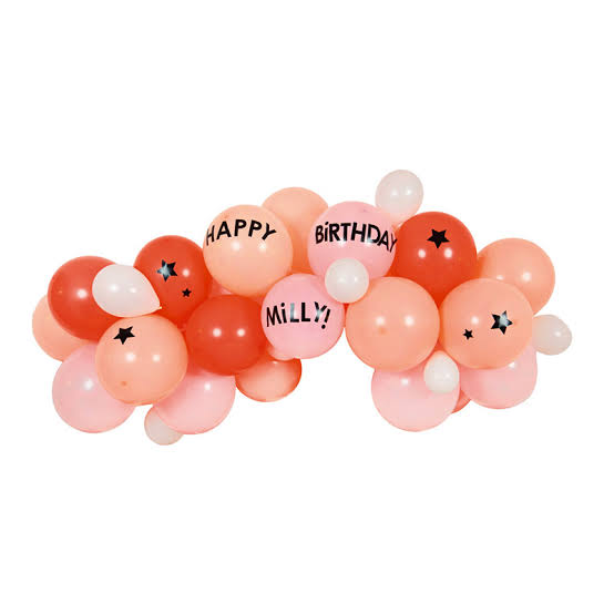 BALLOON KIT CUSTOMISABLE PINK