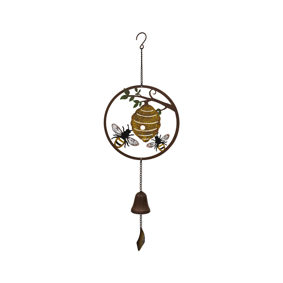 BEE LASER CUT HANGING BELL