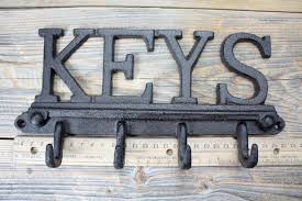 KEY HOLDER ON BASE CAST IRON