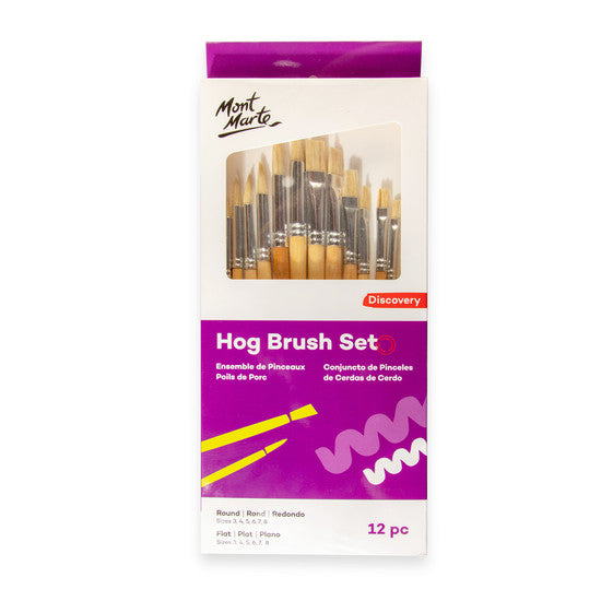 HOG BRUSH SET 12PC