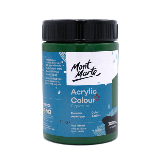STUDIO ACRYLIC PAINT 300ML SAP GREEN