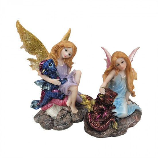 FAIRY W/DRAGON 16CM