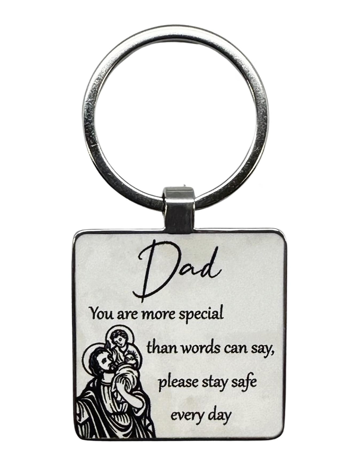 KEYRING ST CHRISTOPHER DAD