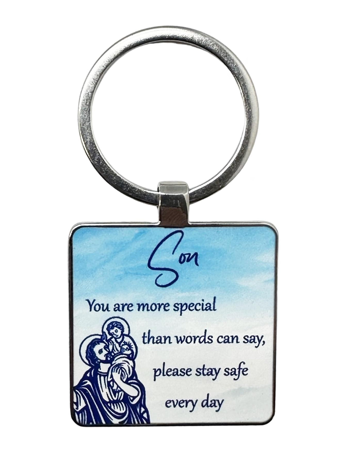 KEYRING ST CHRISTOPHER SON