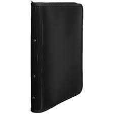 RING BINDER FOLDER PLASTIC 2D BLACK