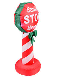 INFLATABLE STOP HERE SIGN 1.2M