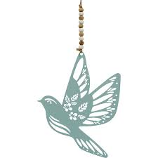 BIRD IN FLIGHT BLUSH HANGING