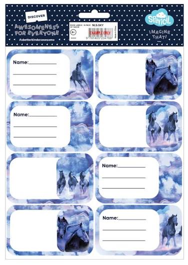 BOOK LABELS MYSTIC