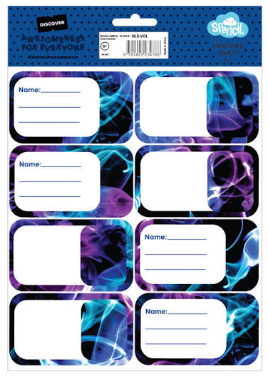 BOOK LABELS HIGH VOLTAGE