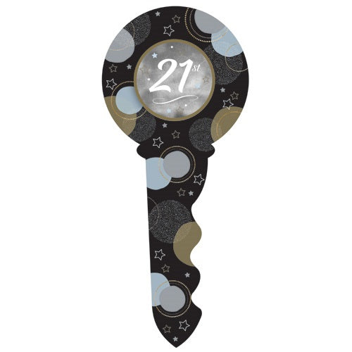 KEEPSAKE KEY 21ST BIRTHDAY BOY