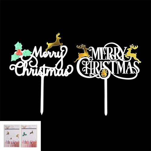 CAKE TOPPER MERRY XMAS