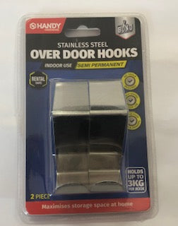 HOOKS OVER THE DOOR S/S 2PK