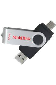 FLASH DRIVE USB-C 64GB BLACK