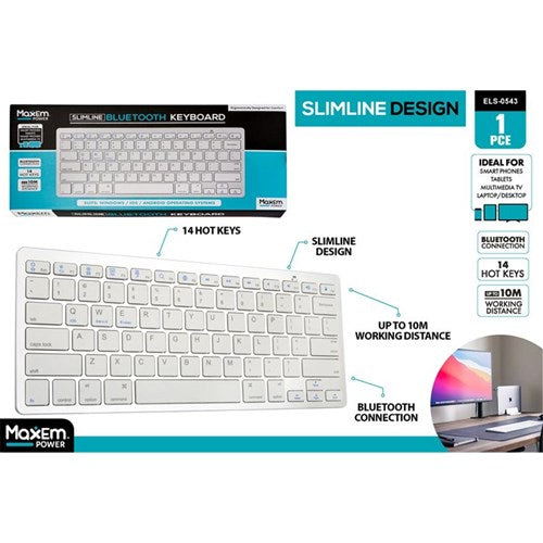 KEYBOARD WIRELESS BT SLIMLINE